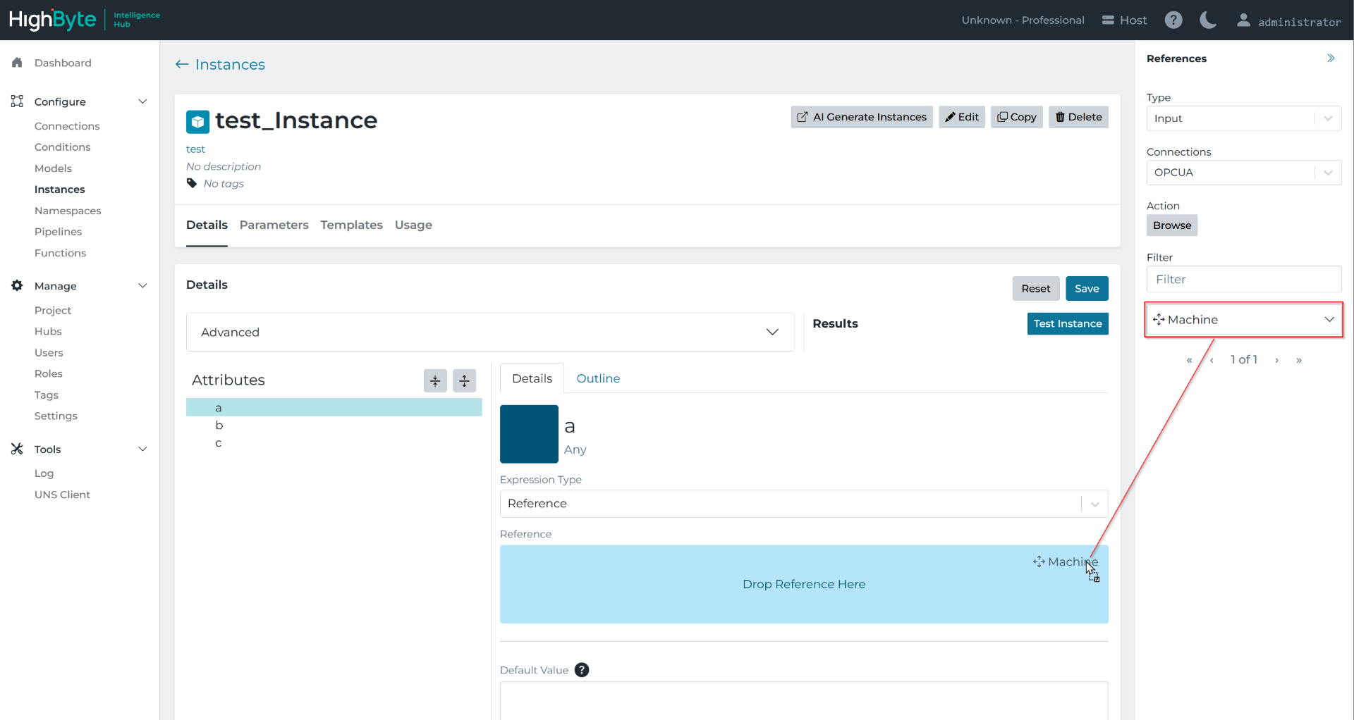 Dragging Reference From Reference Panel