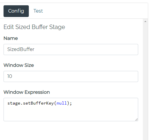 Stage Size Buffer