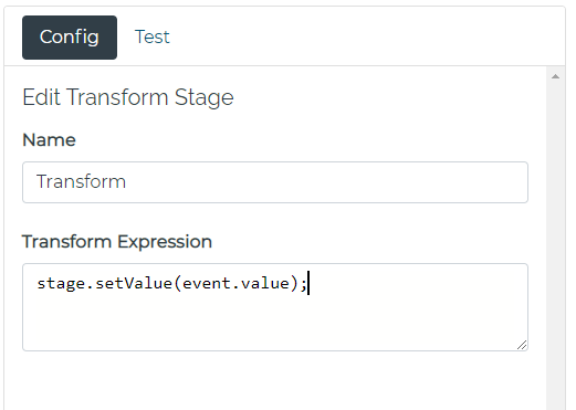 Stage Transform