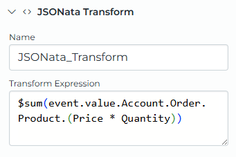 JSONata Stage Transform