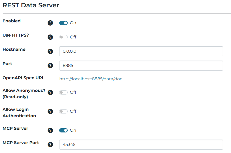Enable MCP Server