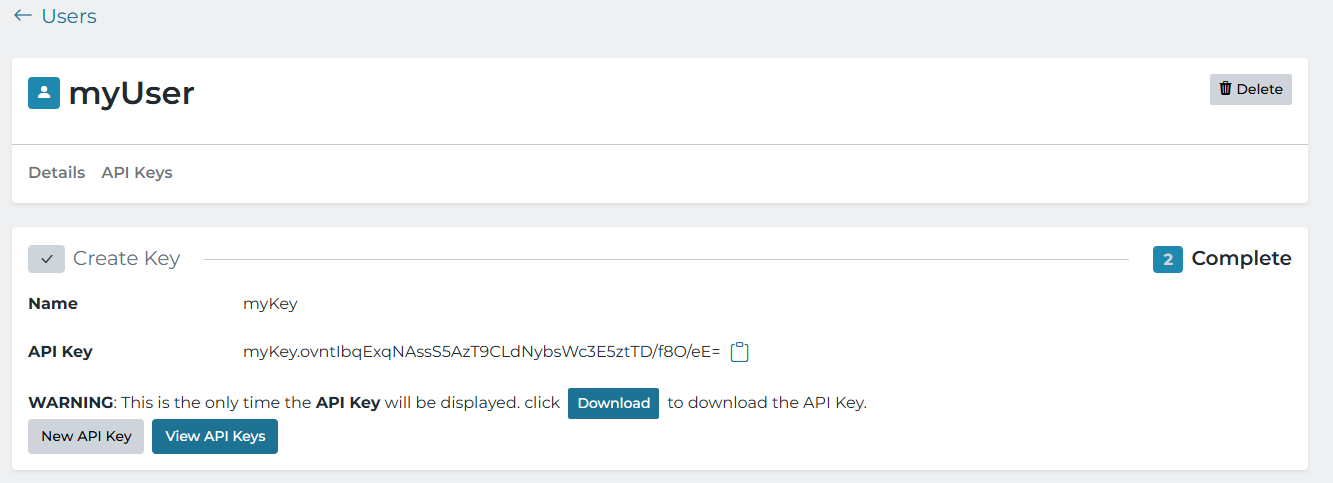 API Key Example