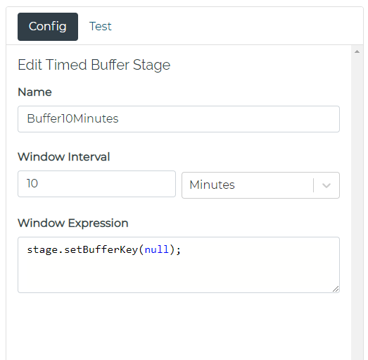 Stage Timed Buffer