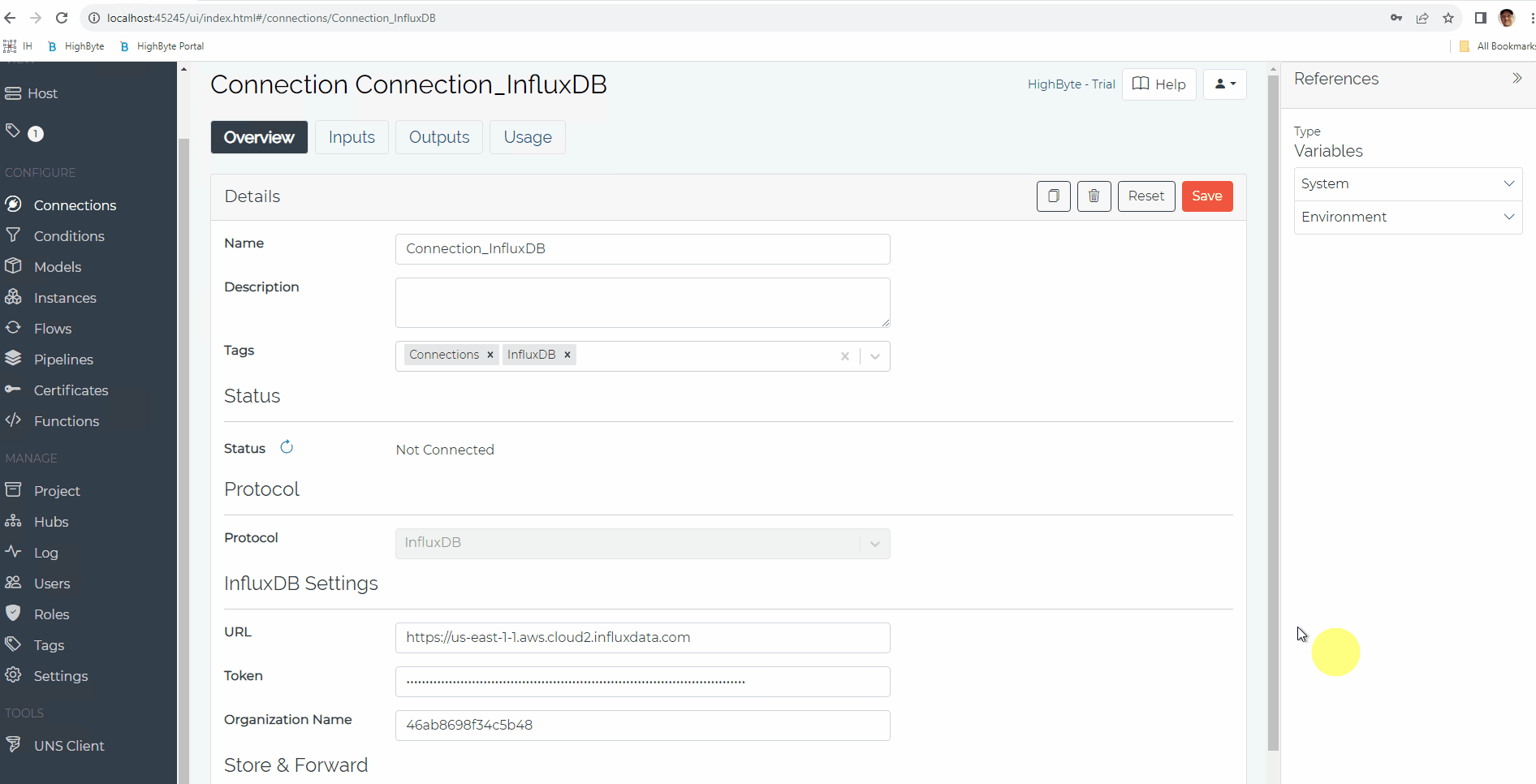HowTo Exchange Data with InfluxDB User Guide HighByte Account Portal