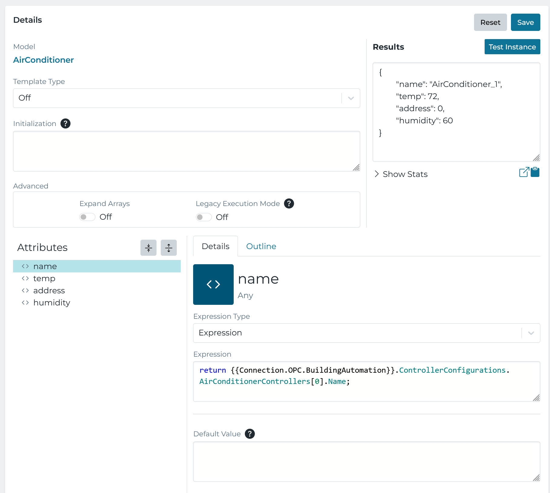 Mapped Instance