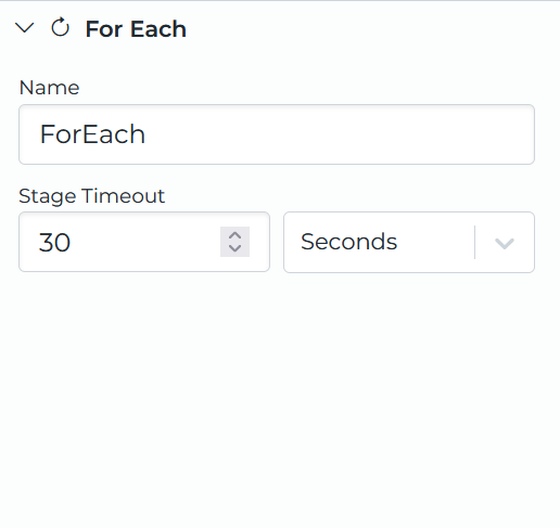 For Each Stage