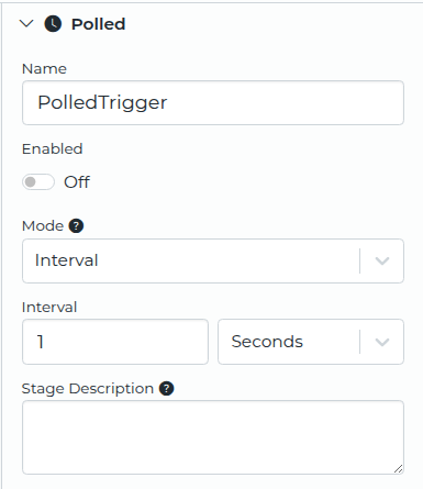 Polled Trigger Configuration